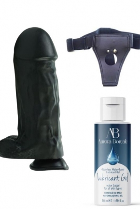 Belden Balamal Kayganlatrc Set Noctis 27cm Siyah Dildo No:2